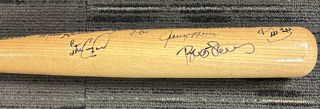 2014 Red Sox Fantasy Camp Signed Baseball Bat Campbell Petrocelli Tiant Etc.