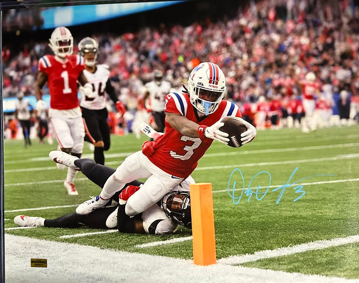 DeMario "Pop" Douglas Autographed 16x20 Photo New England Patriots