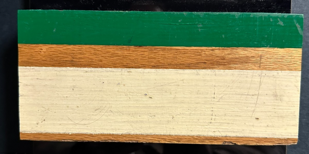 Authentic Boston Garden 3 Color Parquet Floor Board 8 1/2" x 4"