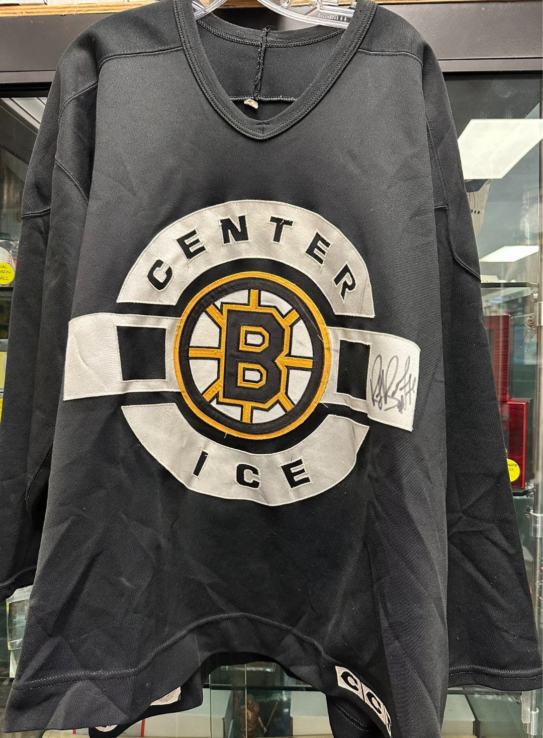 Ray Bourque Autographed Game Worn Boston Bruins Black Practice Jersey