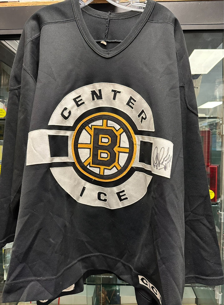 Ray Bourque Autographed Game Worn Boston Bruins Black Practice Jersey