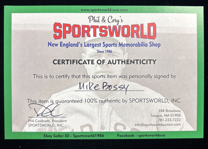 Mike Bossy New York Islanders Signed Framed Picture 18x14 COA