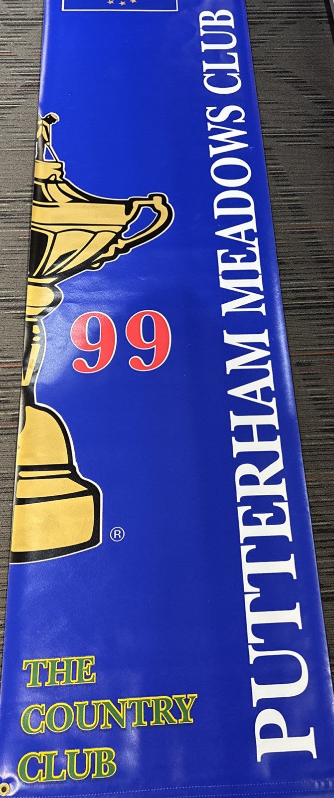 33rd Ryder Cup Matches Pole Banner 1999 @ The Country Club Brookline MA