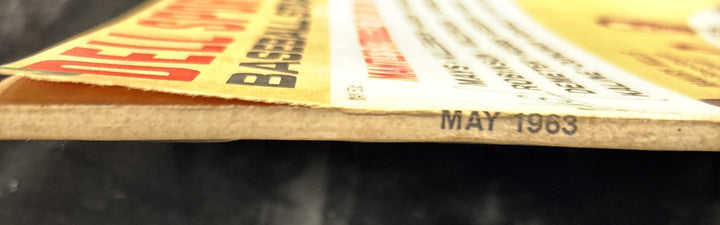 1963 Dell Sports baseball magazine Maury Wills Los Angeles Dodgers