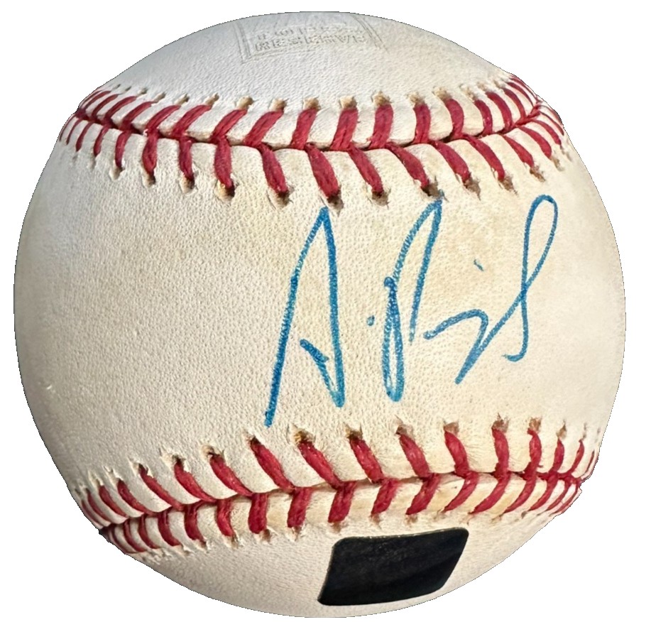 2001 Topps Reserve Albert Pujols Autographed Rawlings Baseball Rookie