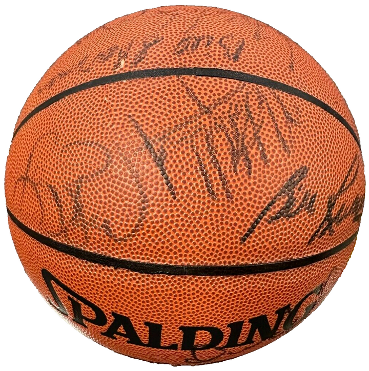 Boston Celtics Hall of Famers Signed Basketball Russell Bird Heinsohn Tiny JSA