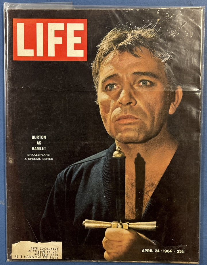 Life Magazine Burton As Hamlet April 24 1964