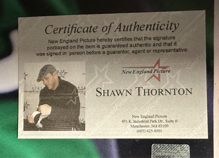 Shawn Thornton Autographed 16x20 Boston Bruins Photo W/ Stanley Cup Champs 2011