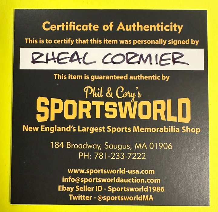 Rheal Cormier Autographed Official Major League Baseball Red Sox Expos