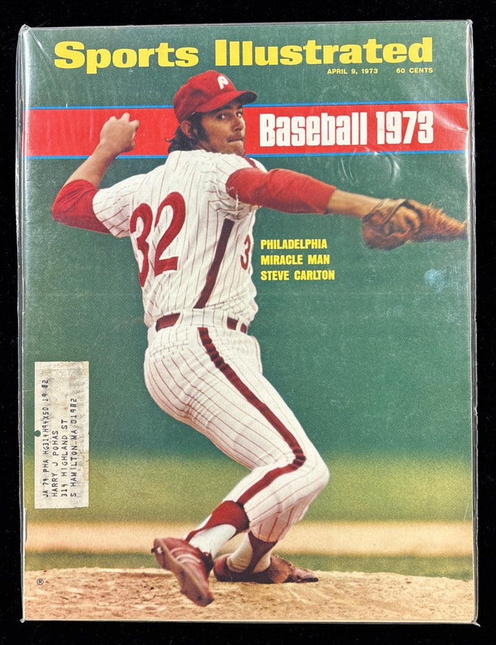 April 9 1973 Sports Illustrated Steve Carlton First Cover Philadelphia Phillies