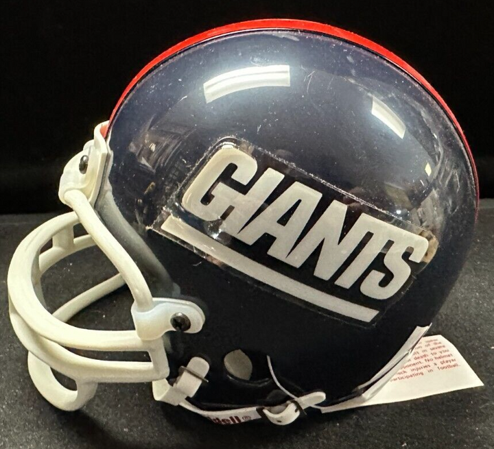 Y.A. Tittle Autographed New York Giants Mini Helmet W/ HOF 1971 JSA