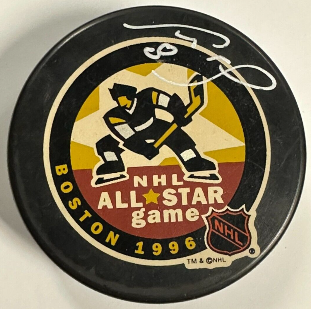 Cam Neely Autographed 1996 NHL All-Star Game Hockey Puck Boston Bruins