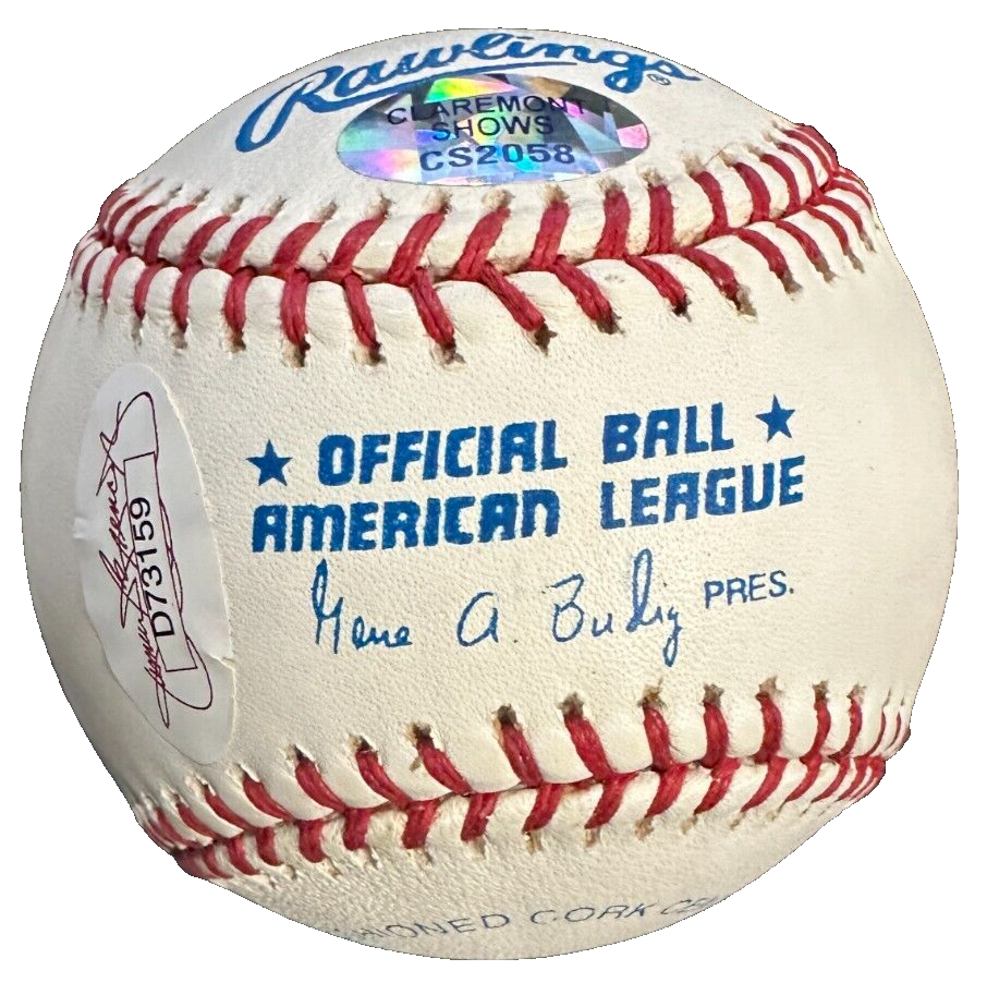 Jim Landis Autographed Official Major League Baseball W/ 1967 Red Sox Insc JSA