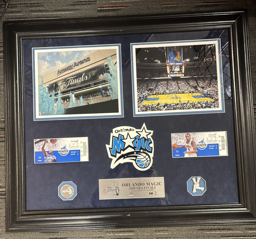 2009 NBA Finals Magic Vs Lakers Framed Collage /100 Hamilton Mint