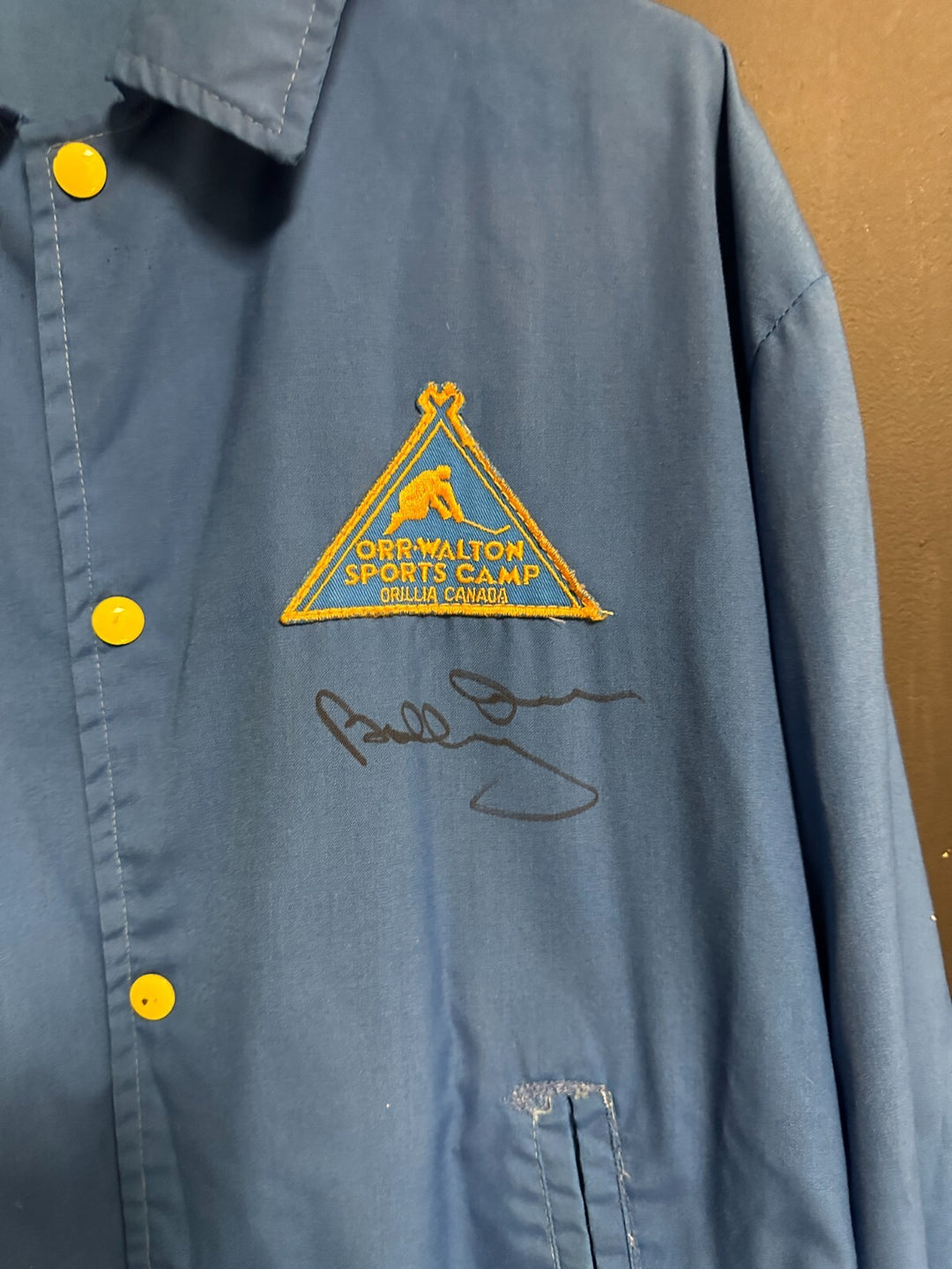 Bobby Orr Autographed Bobby Orr & Mike Walton Sports Camp Staff Shirt Orilla BAS