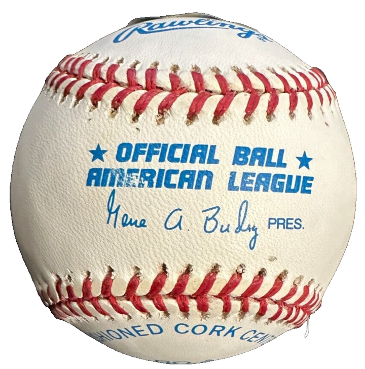 Earl Weaver Autographed American League Baseball W/ HOF 96 BAS Orioles