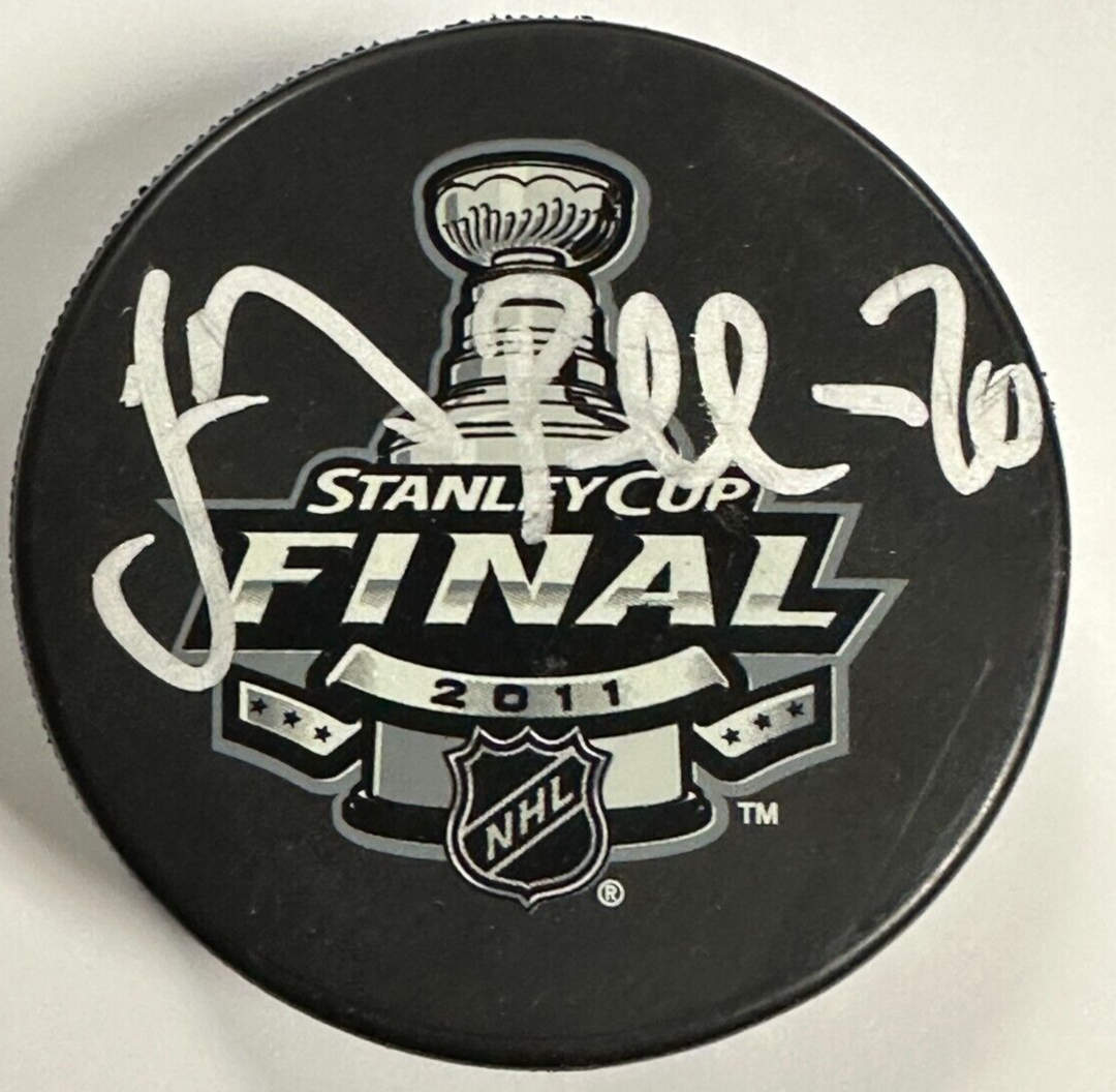 Daniel Paille Autographed Boston Bruins 2011 Stanley Cup Finals Puck