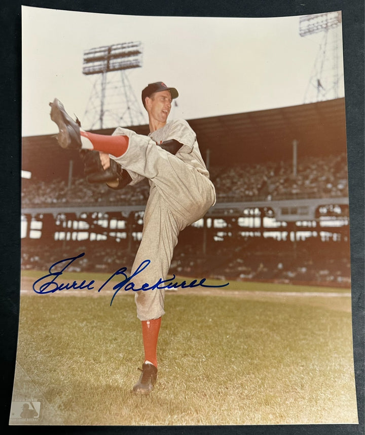 Ewell Blackwell Autographed Cincinnati Reds 8x10 Photo