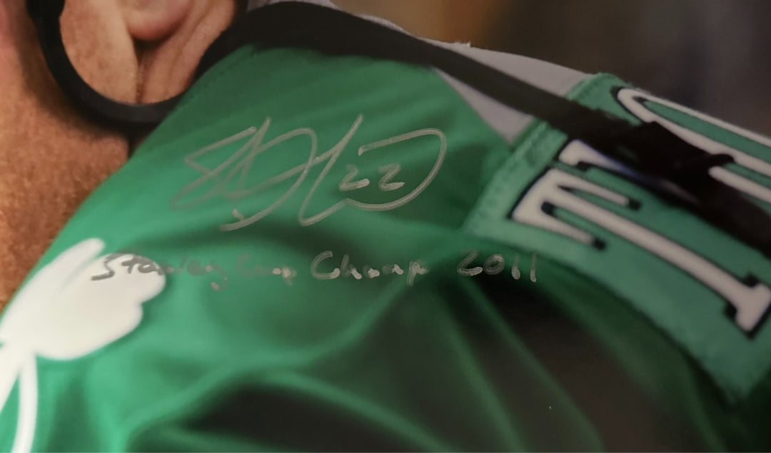 Shawn Thornton Autographed 16x20 Boston Bruins Photo W/ Stanley Cup Champs 2011