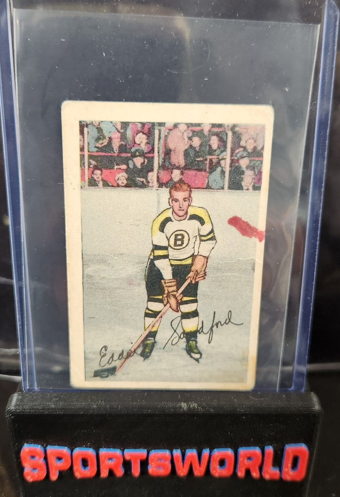 1952-53 Parkhurst Eddie Sandford Card Boston Bruins #69