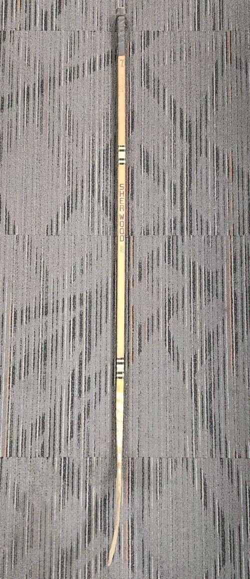 Réal Lemieux Los Angeles Kings Game Used Sherwood Hockey Stick LOA