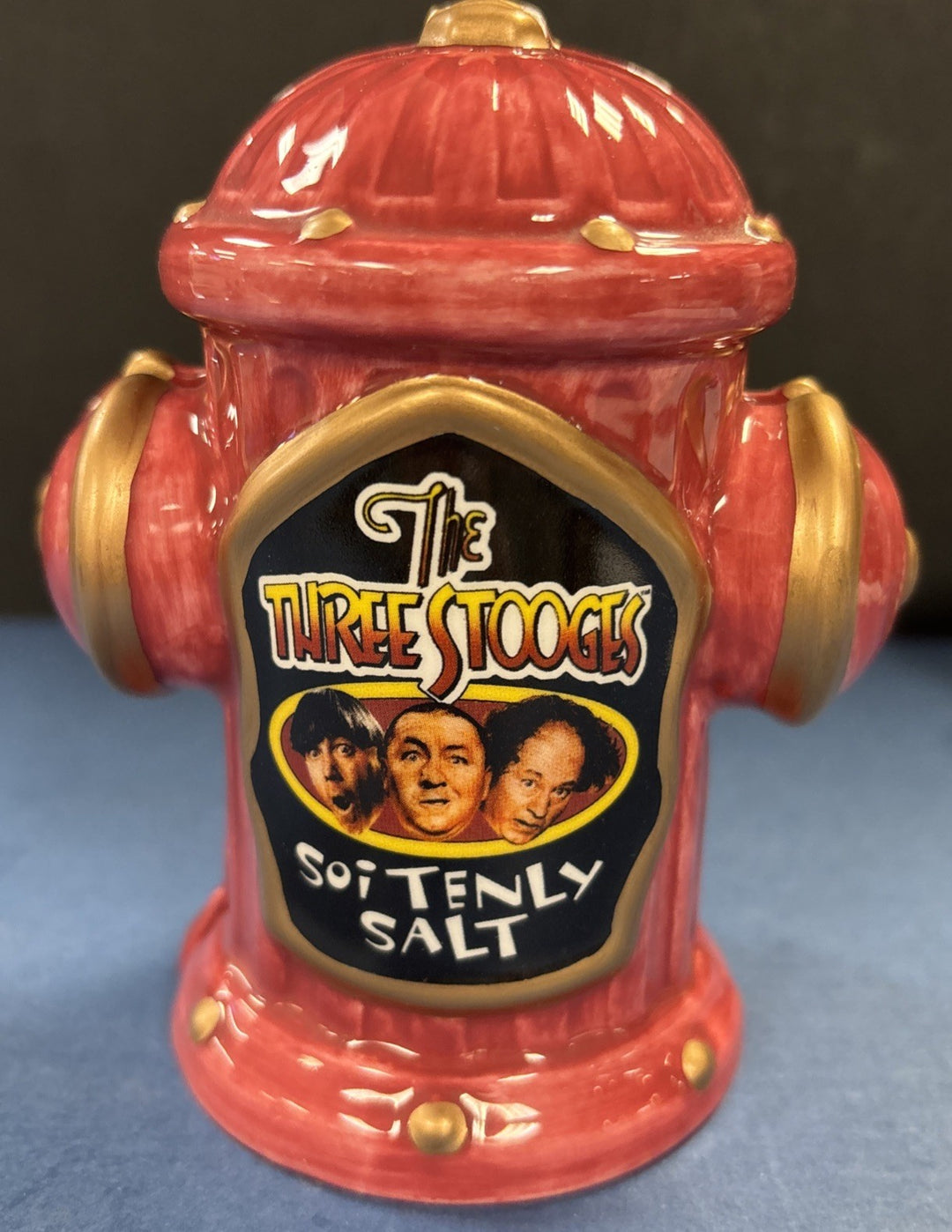 The Three Stooges Fire Hydrant Salt & Pepper Shakers Vintage