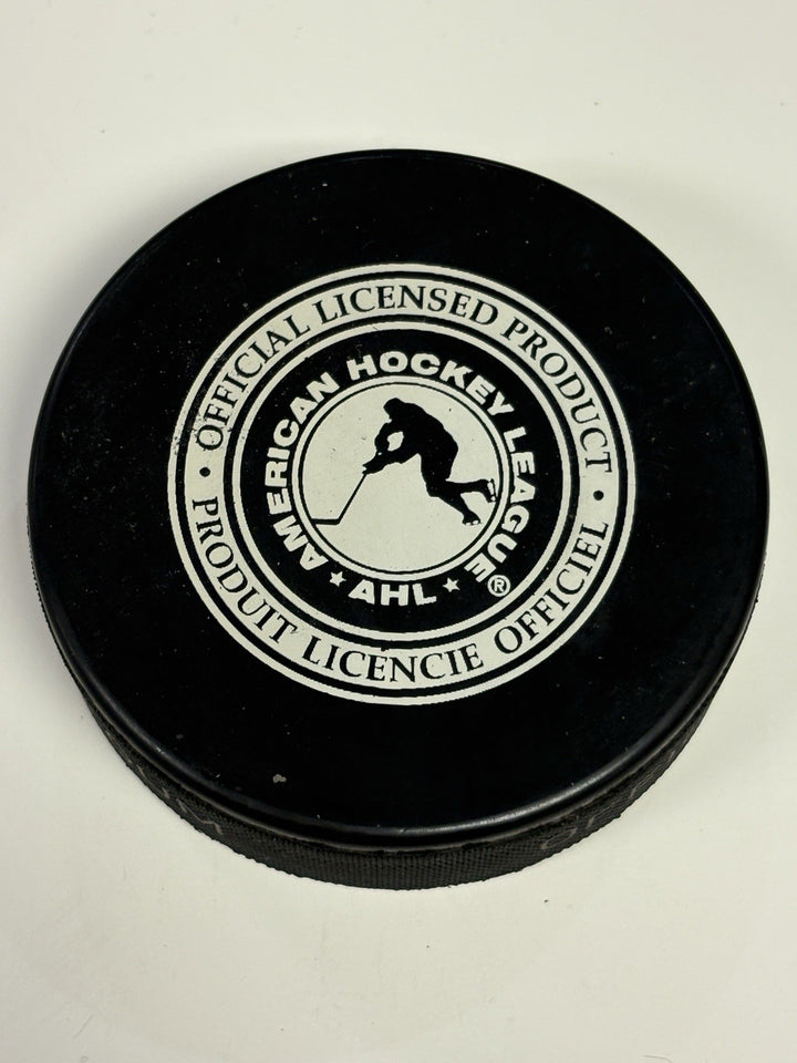 Vintage AHL Springfield Falcons Official Hockey Puck