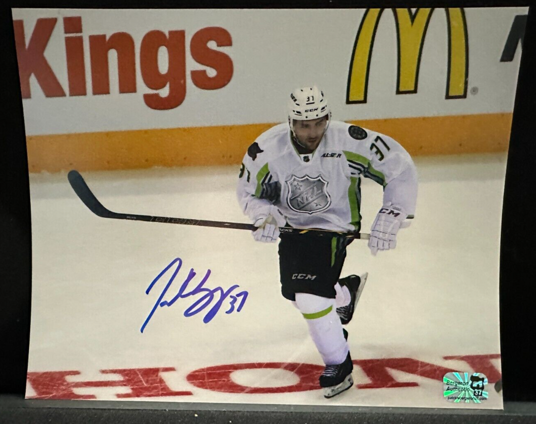 Patrice Bergeron Autographed 8x10 All-Star Game Boston Bruins Photo NHL