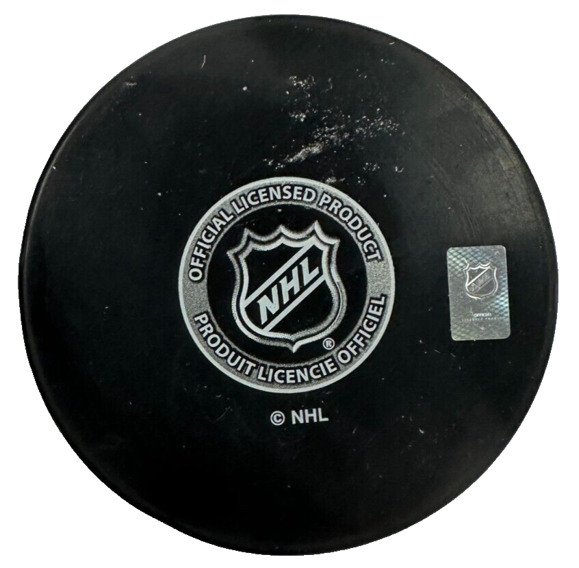 P.J. Stock Autographed Boston Bruins Hockey Puck NHL