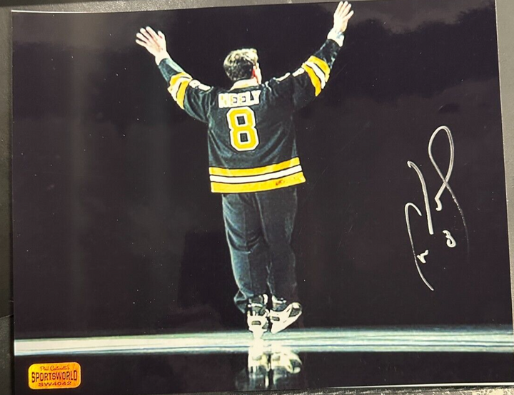 Cam Neely Autographed 8x10 Number Retirment Night Boston Bruins Photo
