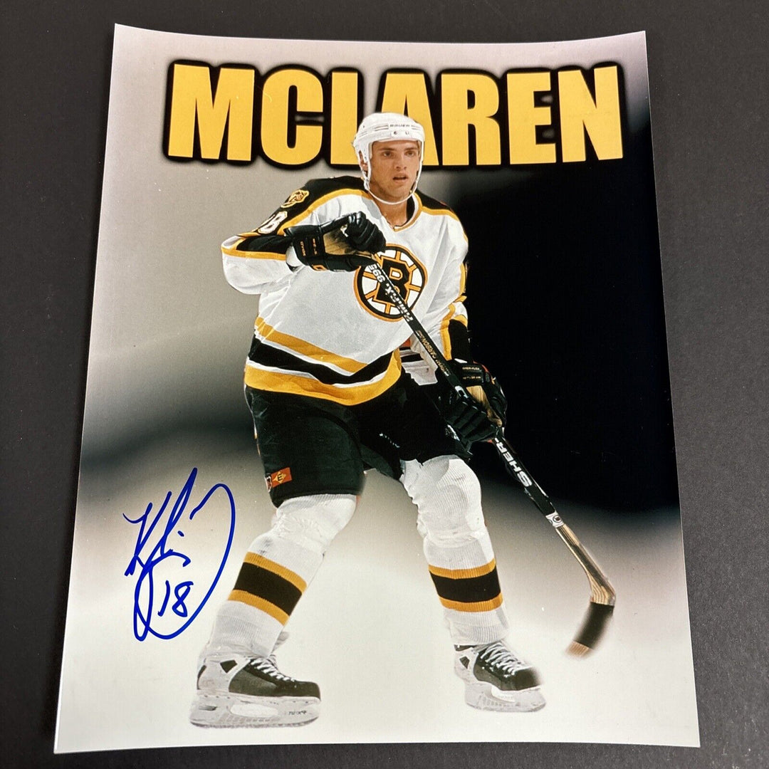 Kyle McLaren Signed 8x10 Boston Bruins Sportsworld