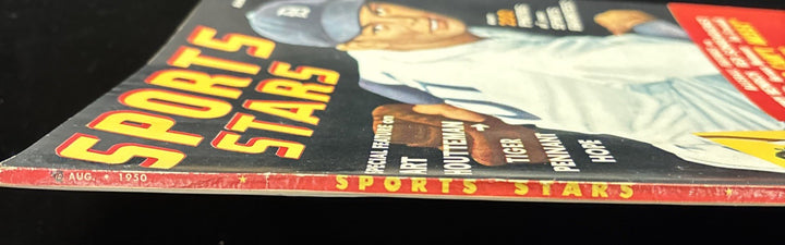 August 1950 Sports Stars Art Houtteman Detroit Tigers Cover