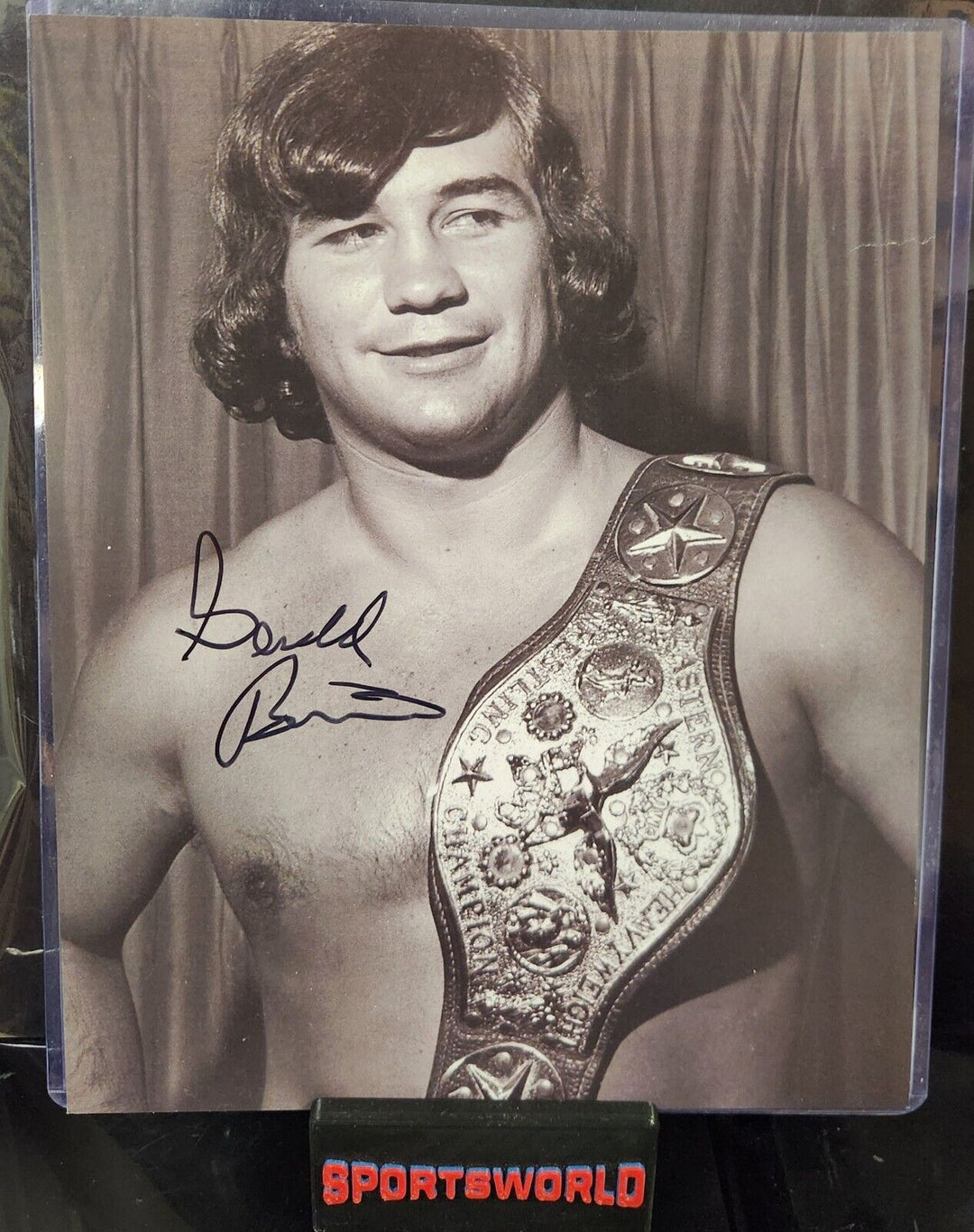 Jerry Brisco Signed 8x10 Photo Wrestling WWE HOF COA