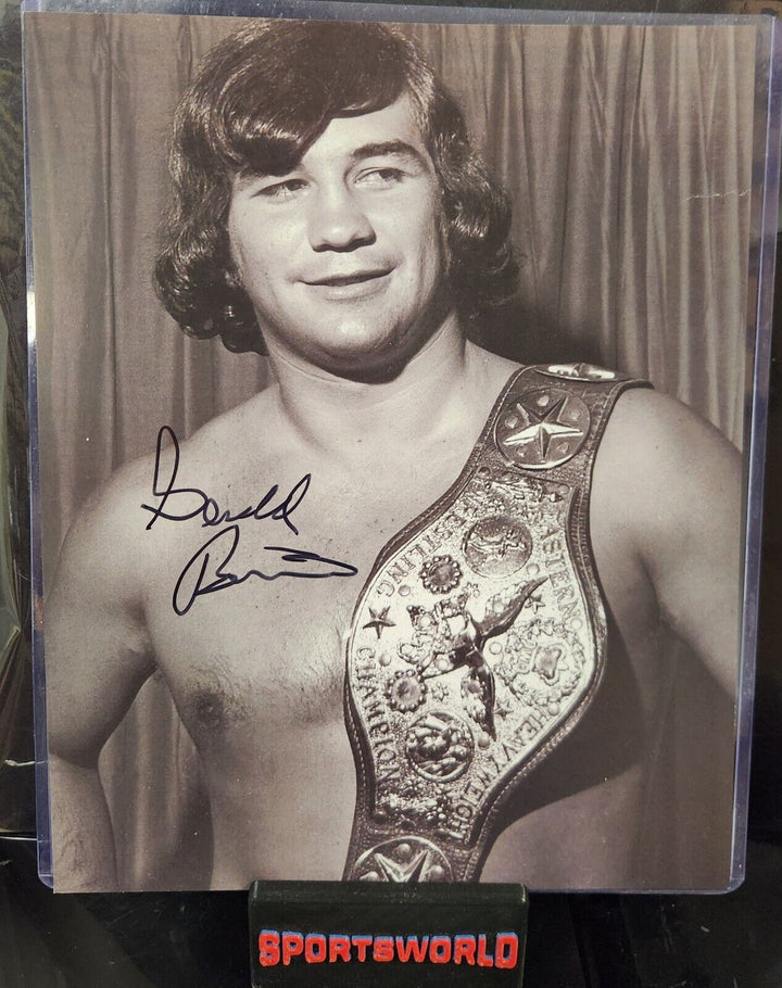 Jerry Brisco Signed 8x10 Photo Wrestling WWE HOF COA
