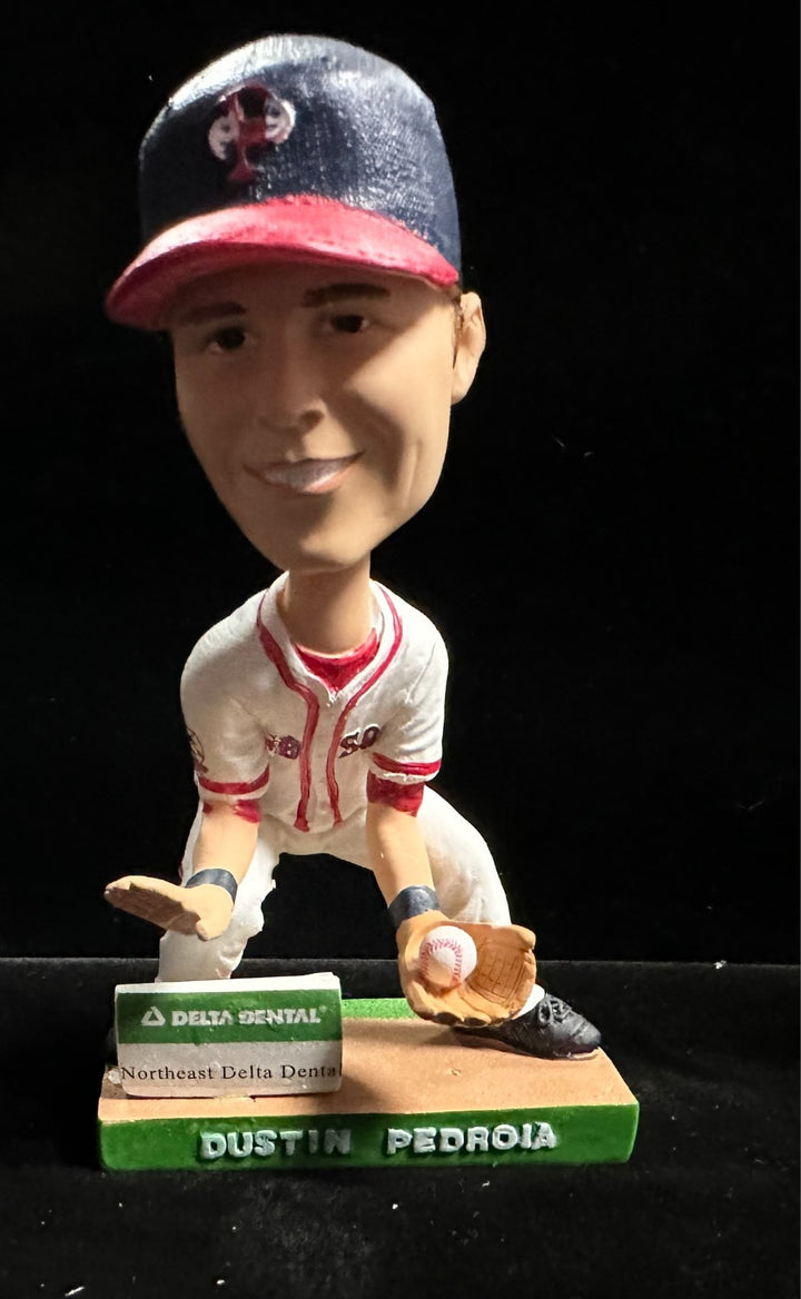 2010 Dustin Pedroia New Hampshire Fisher Cats Red Sox Bobble Bobblehead SGA NIB