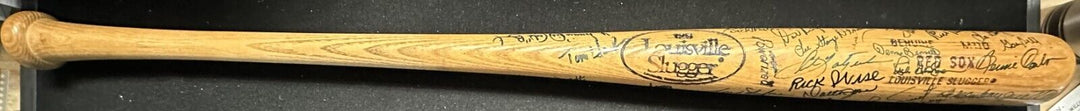 Boston Red Sox Autographed Bat Williams Yaz Tiant Remy Wood