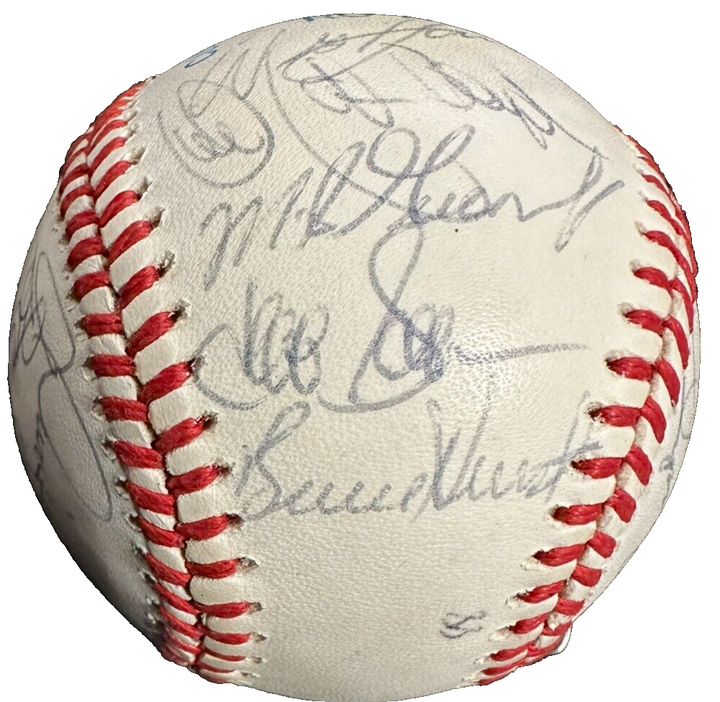 1988 Boston Red Sox Team Autographed Baseball Clemens Boggs Rice Smith