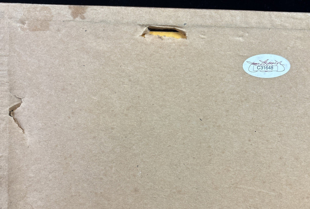 Jackie Jensen Framed Photo With Autographed  Cut COA JSA