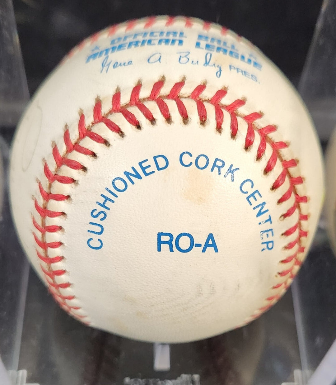 Dennis Franz Signed American League Baseball Actor NYPD Blue SGC COA