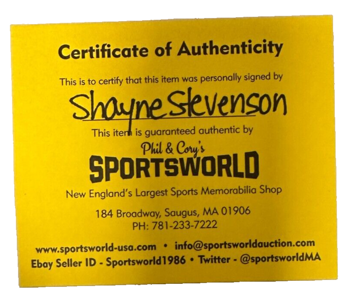Shayne Stevenson Autographed Boston Bruins Hockey Puck NHL