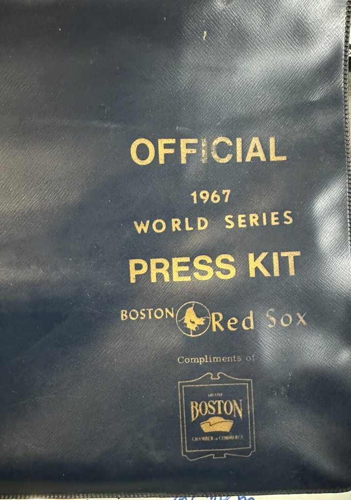 Original Official 1967 World Series Press Kit Boston Red Sox Fenway Park