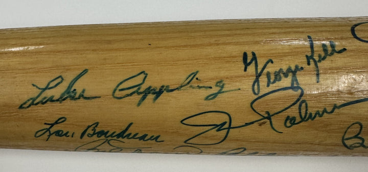 Baseball Hall of Famers Autographed Bat Kiner Winfield Carlton Brock