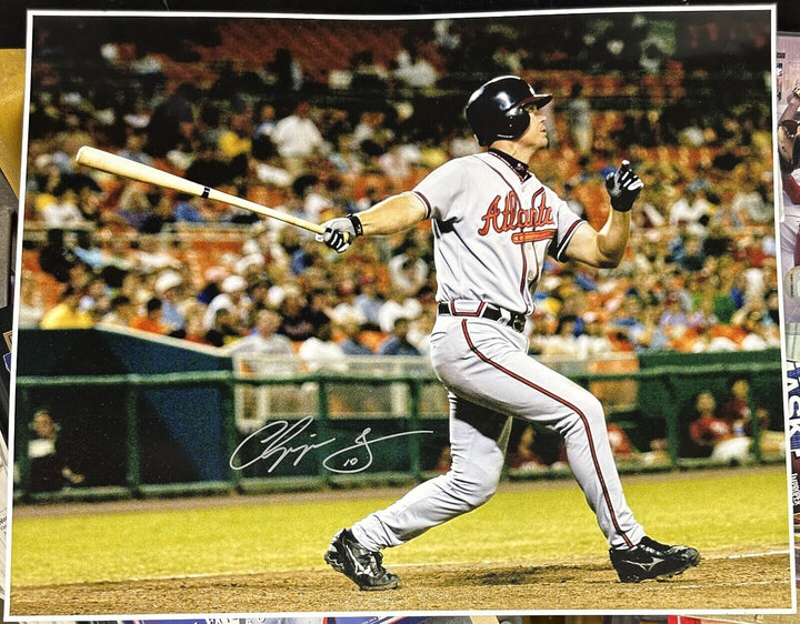 Chipper Jones Autographed Atlanta Braves 16x20 Photo HOF