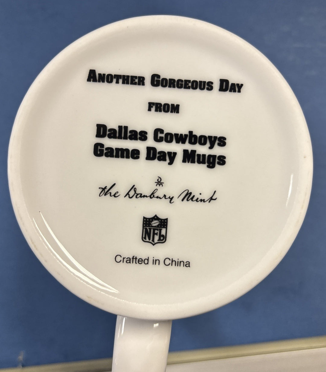 The Danbury Mint Dallas Cowboys Game Day Mug Another Gorgeous Day