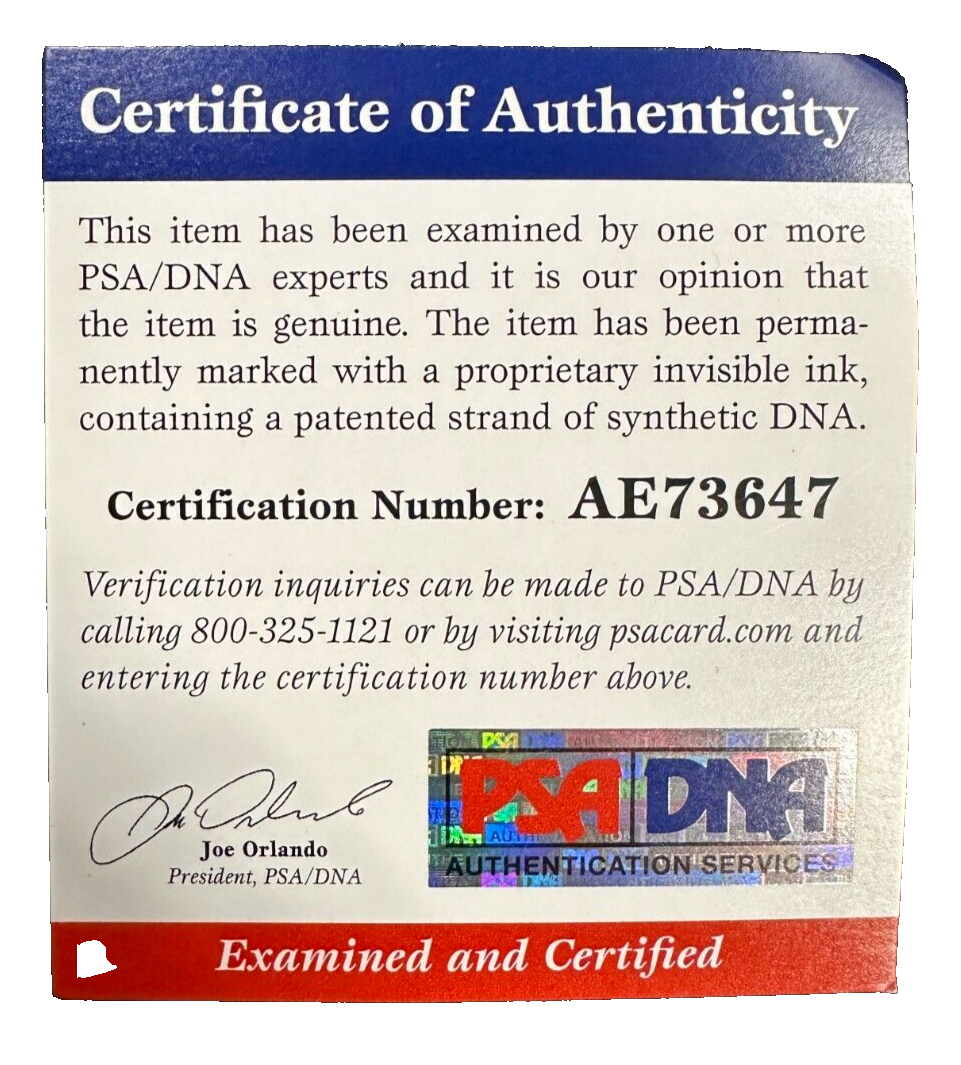 George Kell Autographed Bobby Brown American League Baseball W/ HOF 83 PSA/DNA