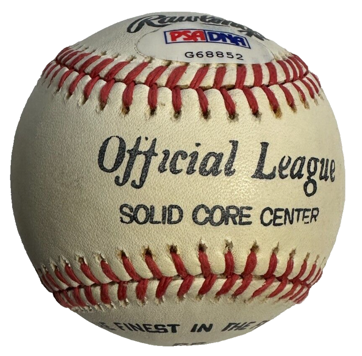 Ken Brett Autographed Official League Baseball PSA/DNA Red Sox