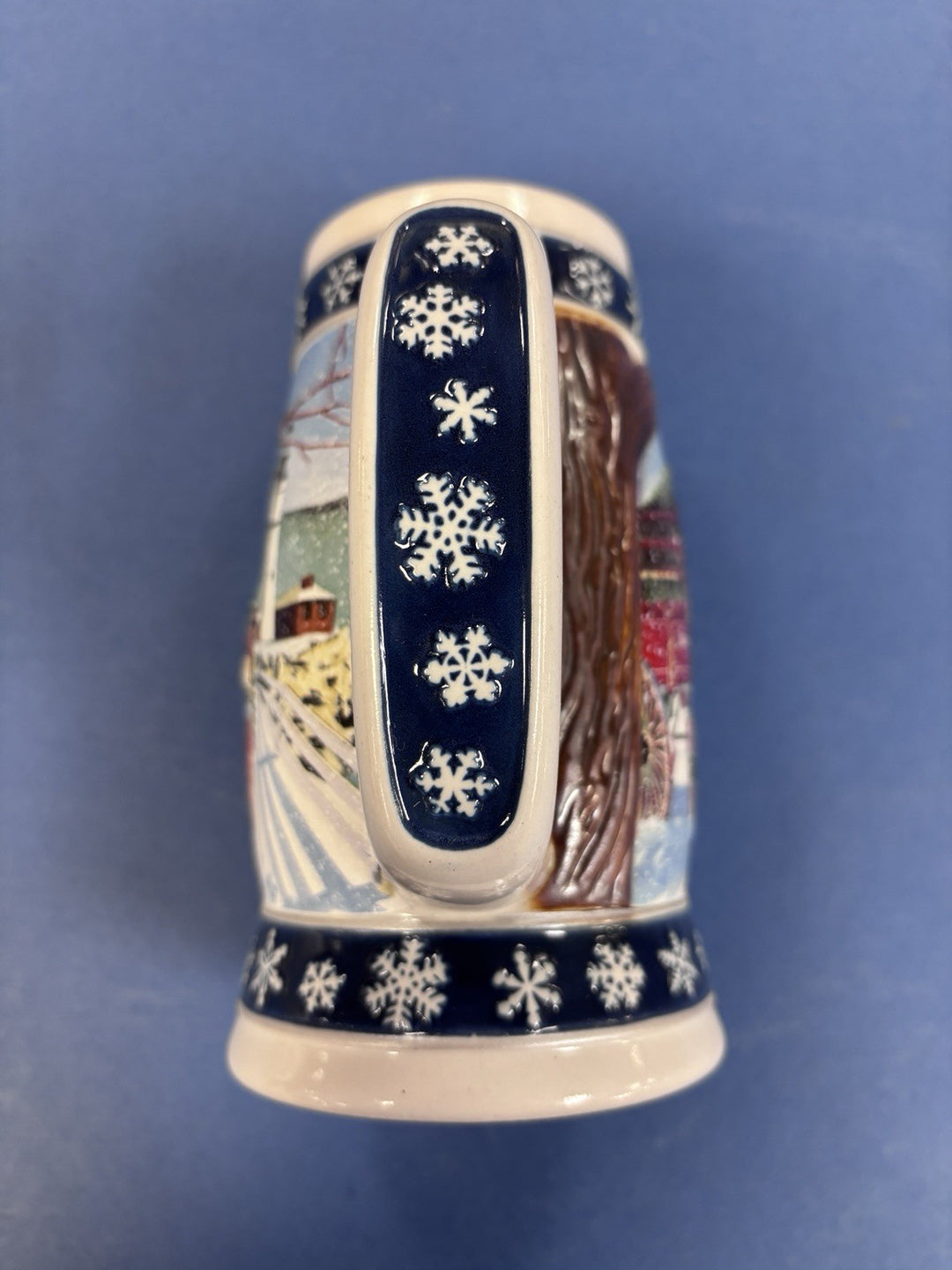 1995 Budweiser Holiday Christmas Stein Mug Collector Series