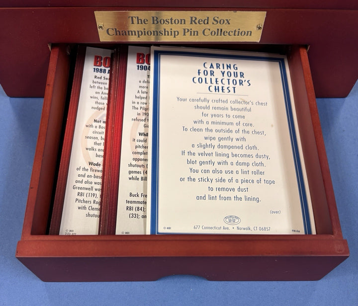 Willabee & Ward The Boston Red Sox World Series Pin Collection 25 pins