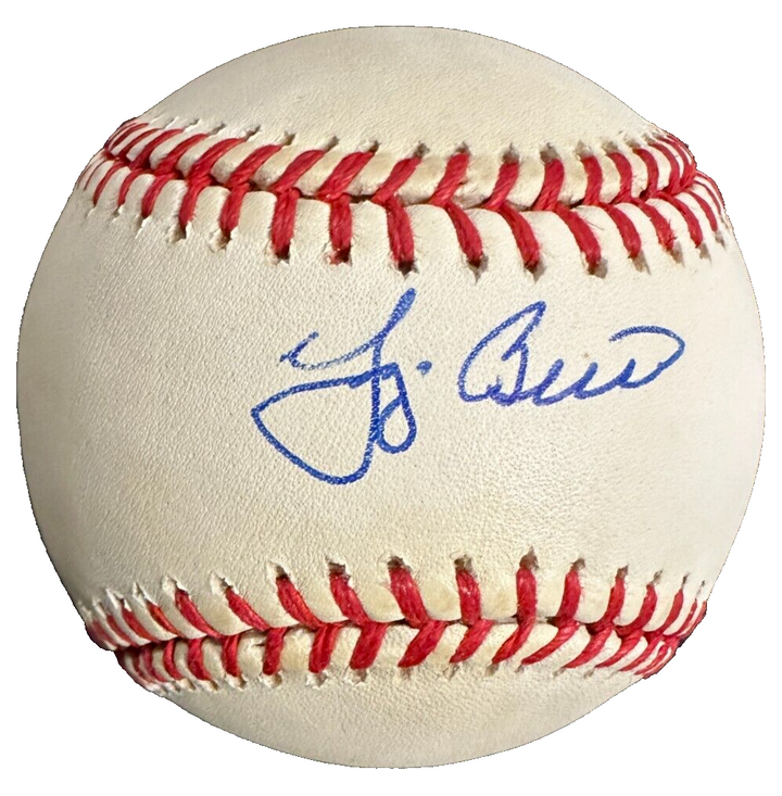 Yogi Berra Autographed American League Baseball HOF Yankees BAS