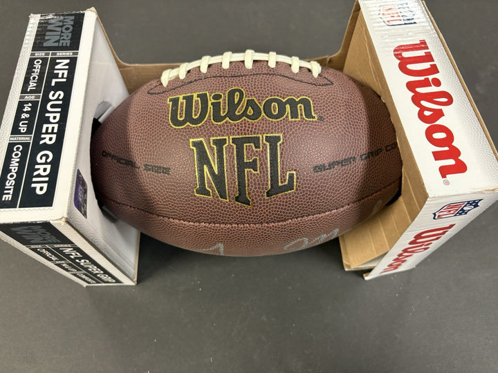 Tom Mack Signed Inscribed Football Hall Of Fame 1999 COA LA Rams